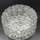 Molded glass ceiling light with relief