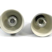 Set of two HALA clamp lamps from the 1950s, Dutch design.