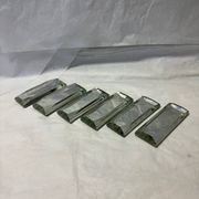 Ensemble de 6 porte-couteaux en verre biseauté