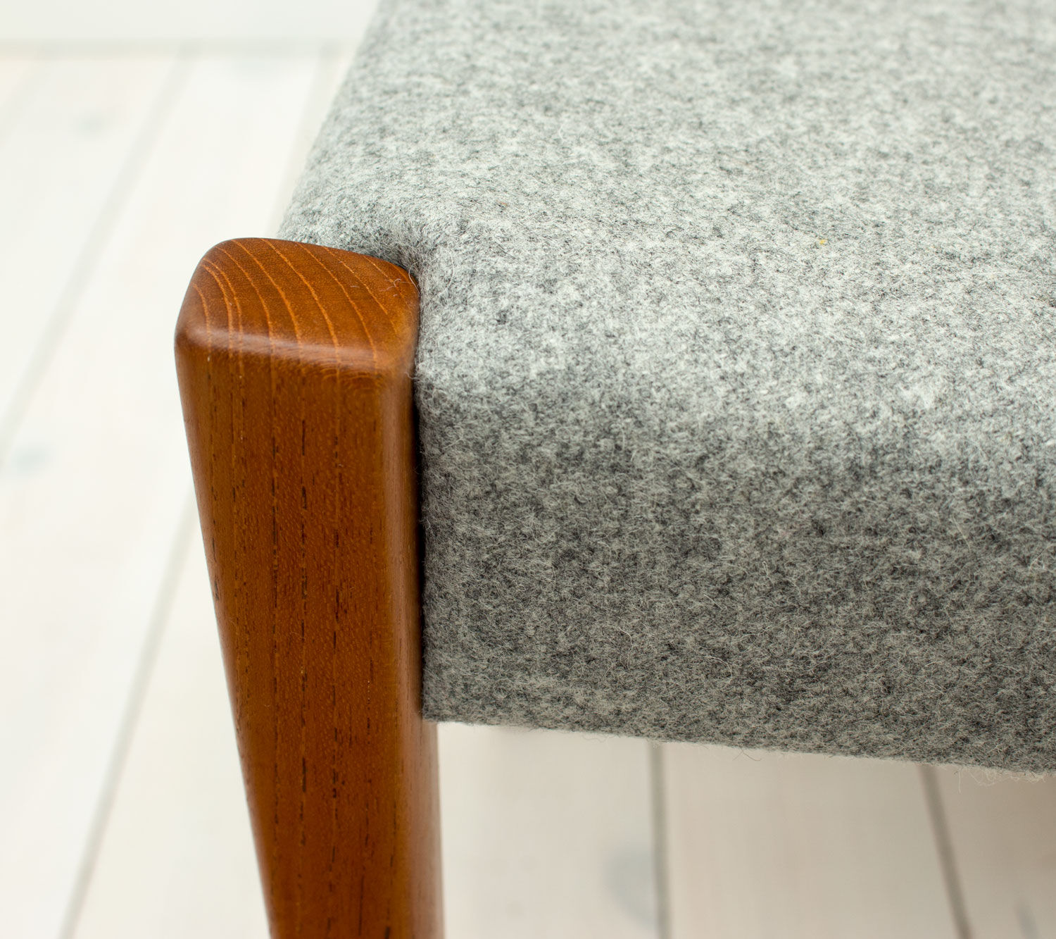 1960s Swedish garmi teak dining chairs by Nils Jonsson for Troeds, set of 6