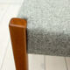 Ensemble de 6 chaises en teck garni par Nils Jonsson pour le fabricant suédois Hugo Troeds