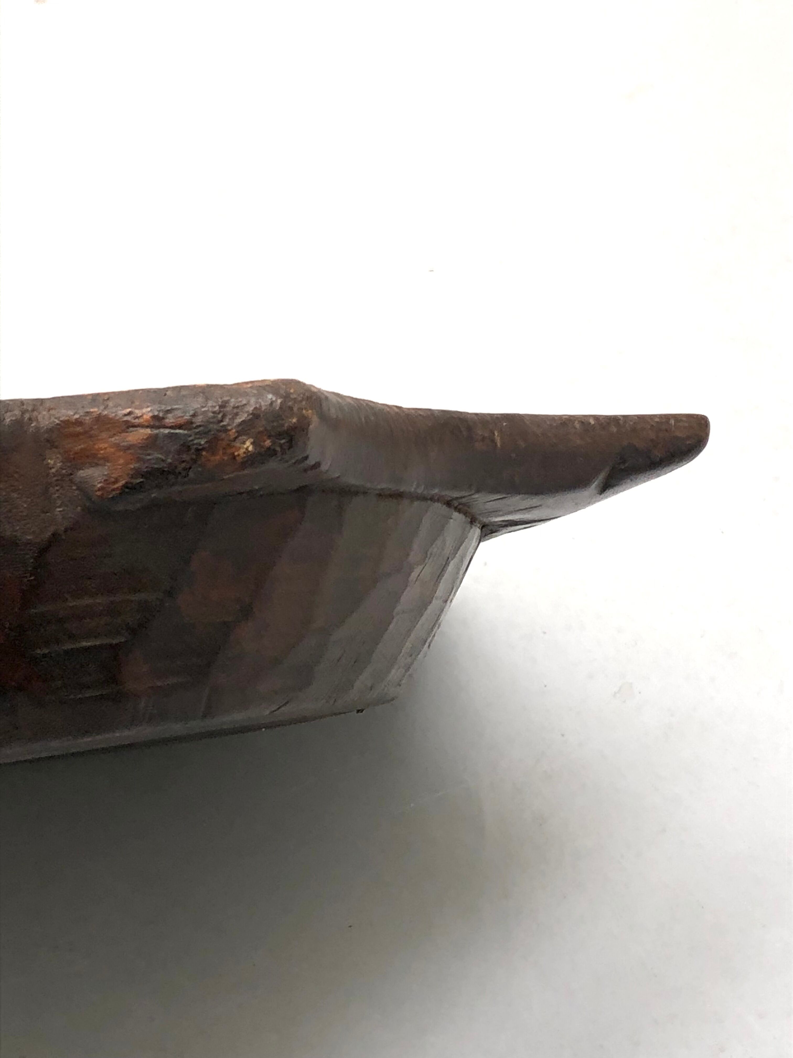 Artisanal wooden dish