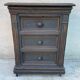 Small occasional console bedside cabinet in old Napoleon oak