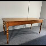 Cherry farmhouse table