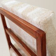 Pair of Art Déco Armchairs – Ash Wood & Ash Veneer Jacquard Fabric