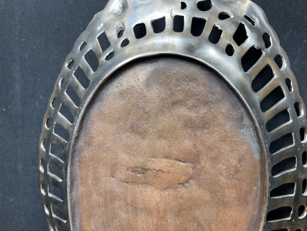 Silver bronze basket