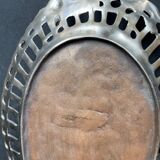 Corbeille en bronze argenté