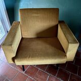 Pair of 1950s Pierre Guariche style armchairs