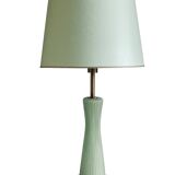 Mid-century modern green Murano glass Table lamp, Barovier & Toso style  Italy, 1940s