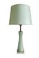 Mid-century modern green Murano glass Table lamp, Barovier & Toso style  Italy, 1940s