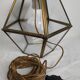 Lantern walkable glass and brass