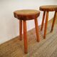 Pair of brutalist stools