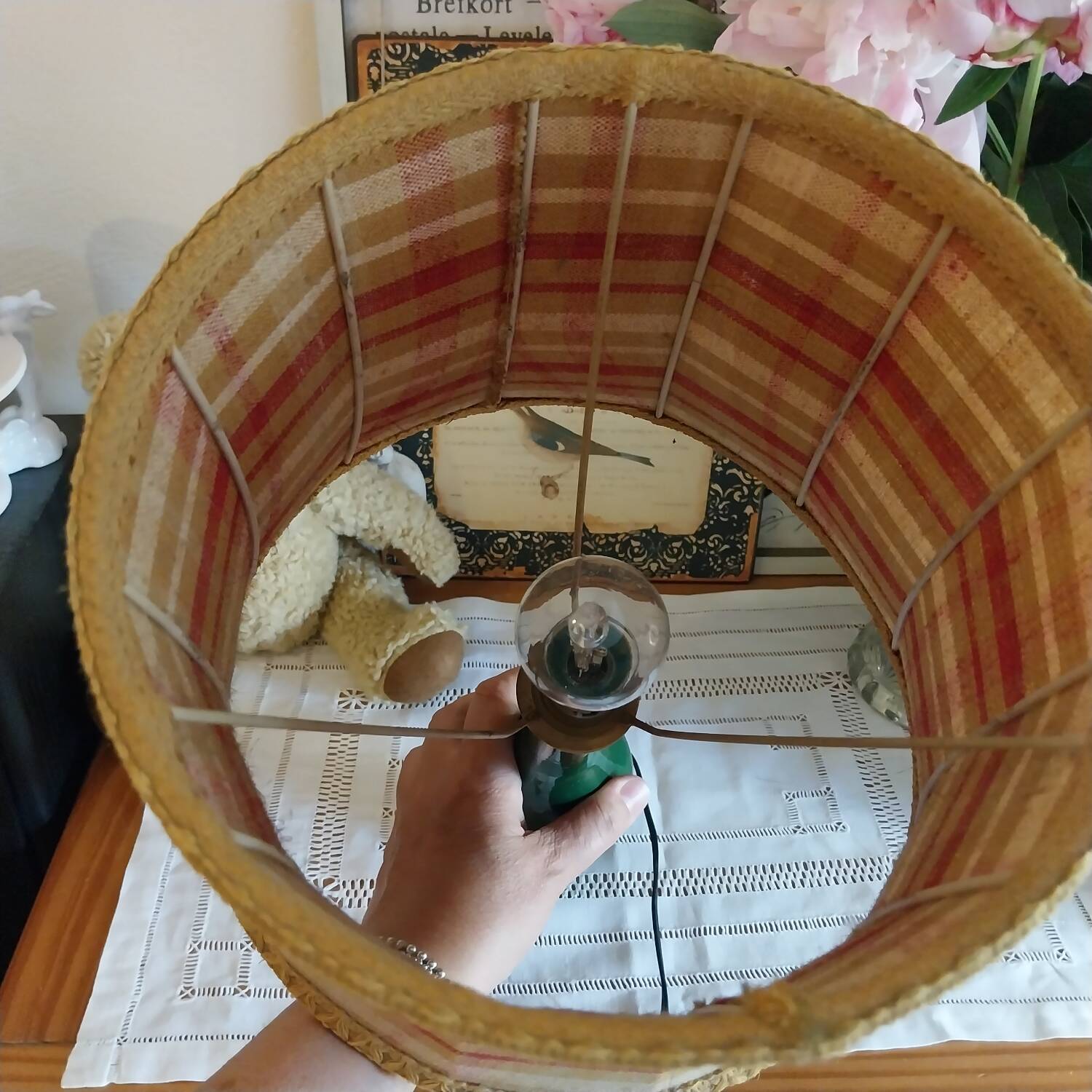 Vintage ceramic table lamp