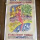 Affiche litho 50 tourisme nice thermal  79 x 120 cm entoillée de bellini