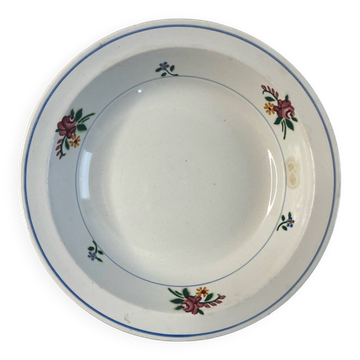 Large hand-painted salad bowl