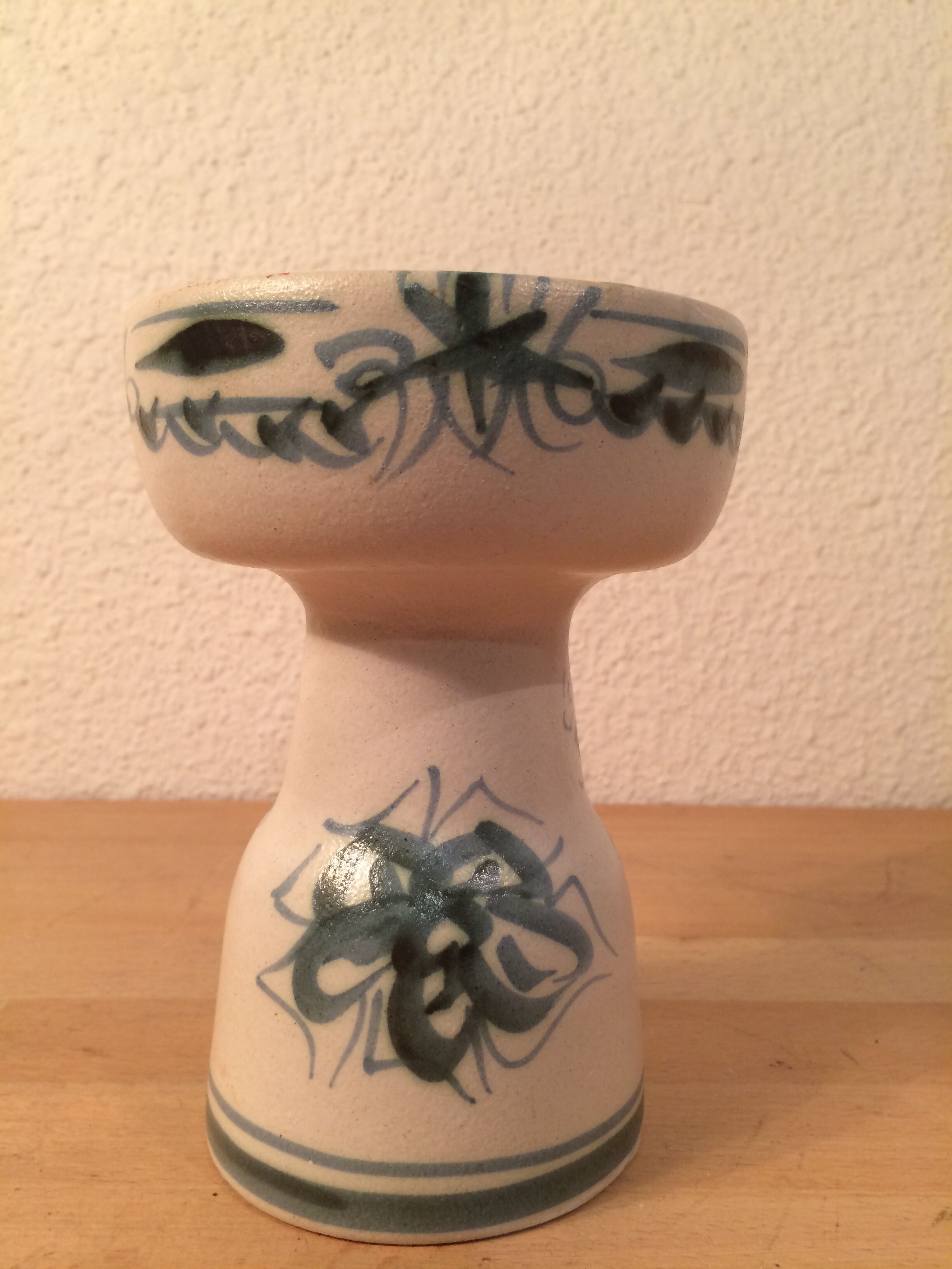 Keraluc Quimper ceramic candle holder