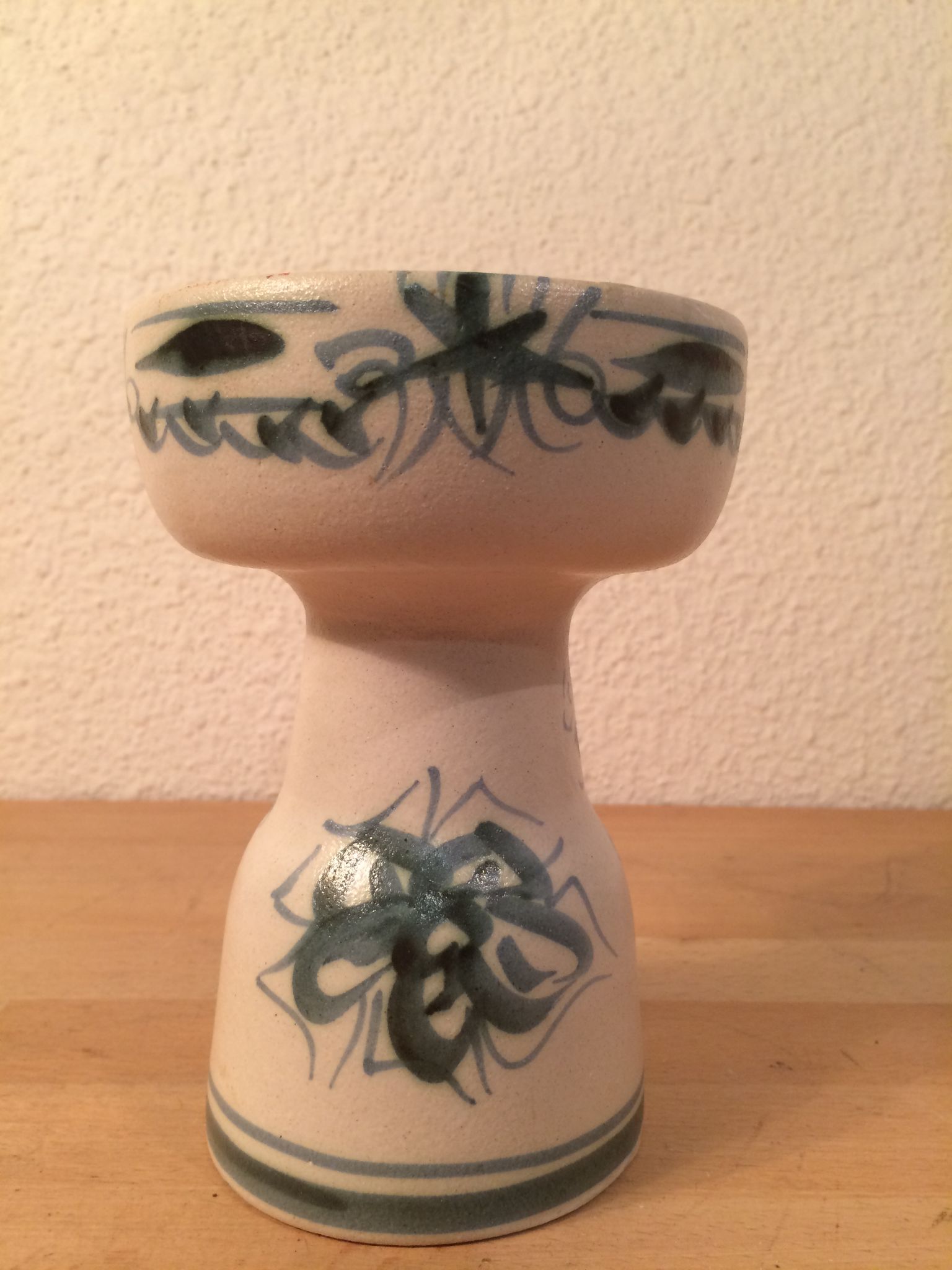 Keraluc Quimper ceramic candle holder