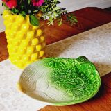Serving dish with celery barbotine