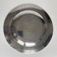 Circular pewter dish