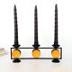 Danish Cast Iron Candelabra | Midcentury Pop Art
