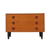 Teak chest of drawers, Danish design, 1970s, production: Denmark