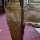 Bastel stamped bed from the Empire Consulate period in walnut circa 1800