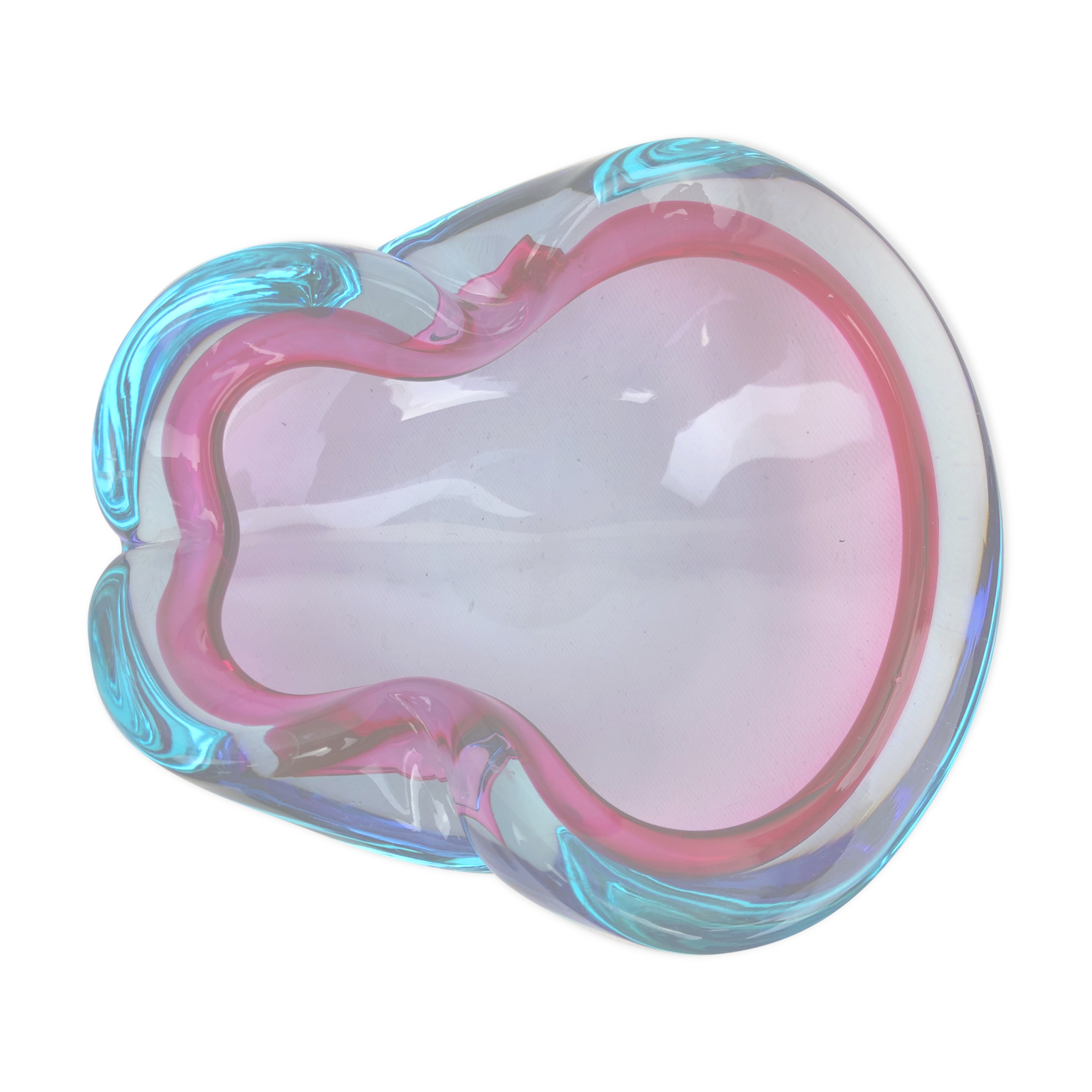 Vintage ashtray by Flavio Poli, Murano