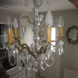 Old stamps chandelier