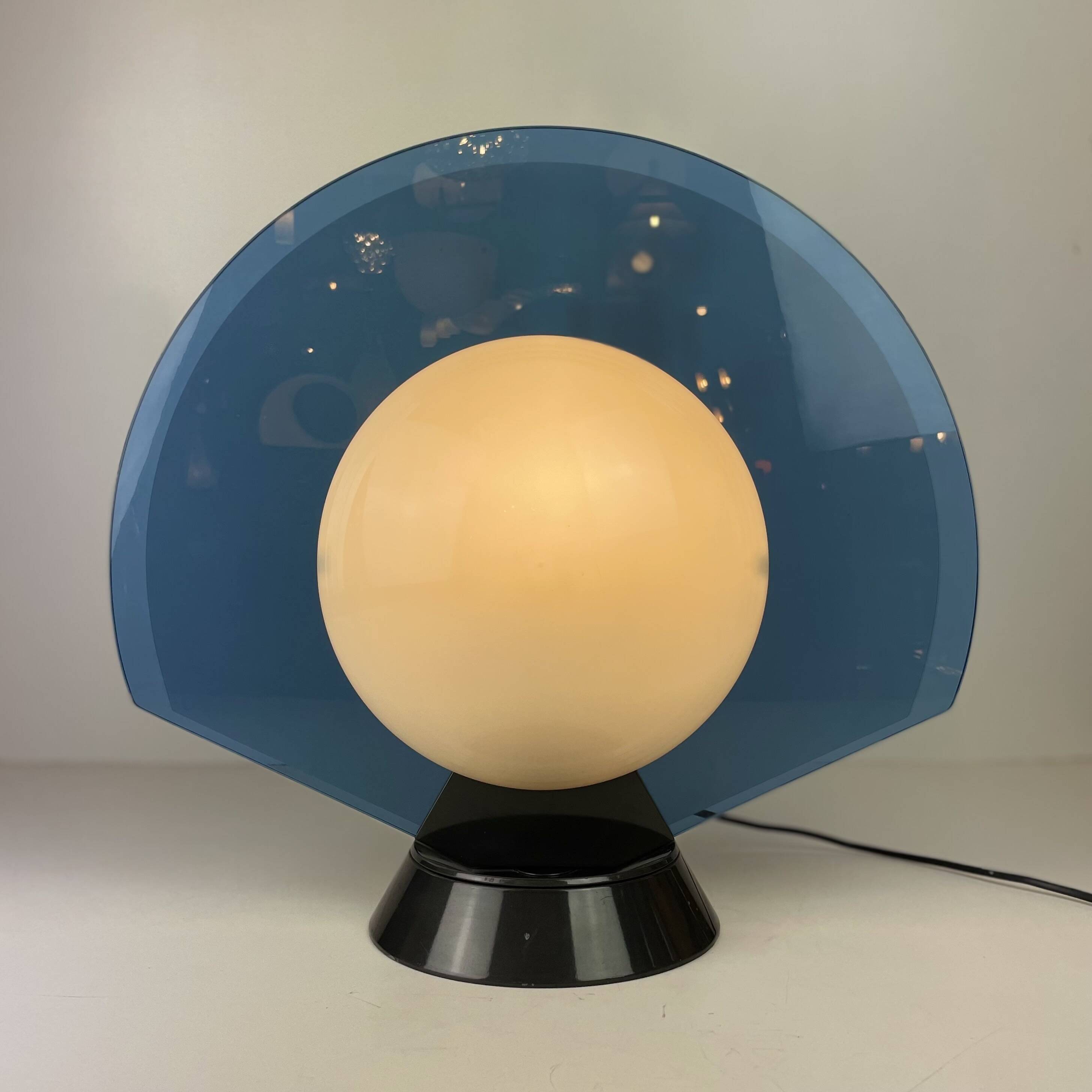 TIKAL Postmodern Table Lamp by PG Ramella for Arteluce, 1980s