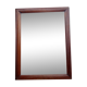 Miroir en bois massif rectangulaire