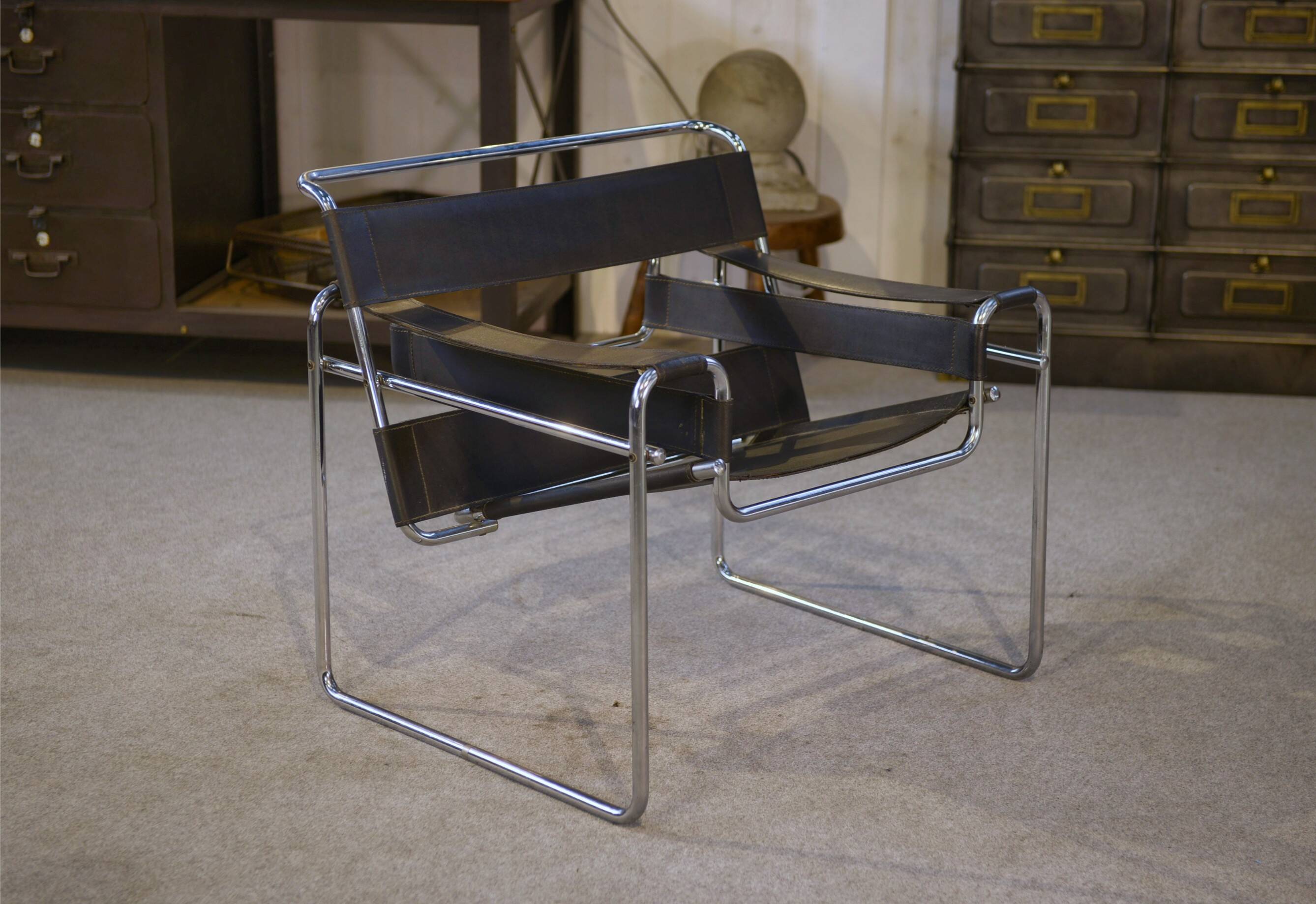 Wassily chair by Marcel Breuer Bauhaus design 1970s