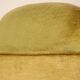 Pair of vintage velvet armchairs with footrest - 1950s