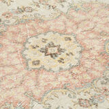 Handmade Decorative Oriental Beige Carpet 193 cm x 302 cm - 25049