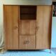 Wooden cabinet with tapered legs - French cabinetmaker - 1960s