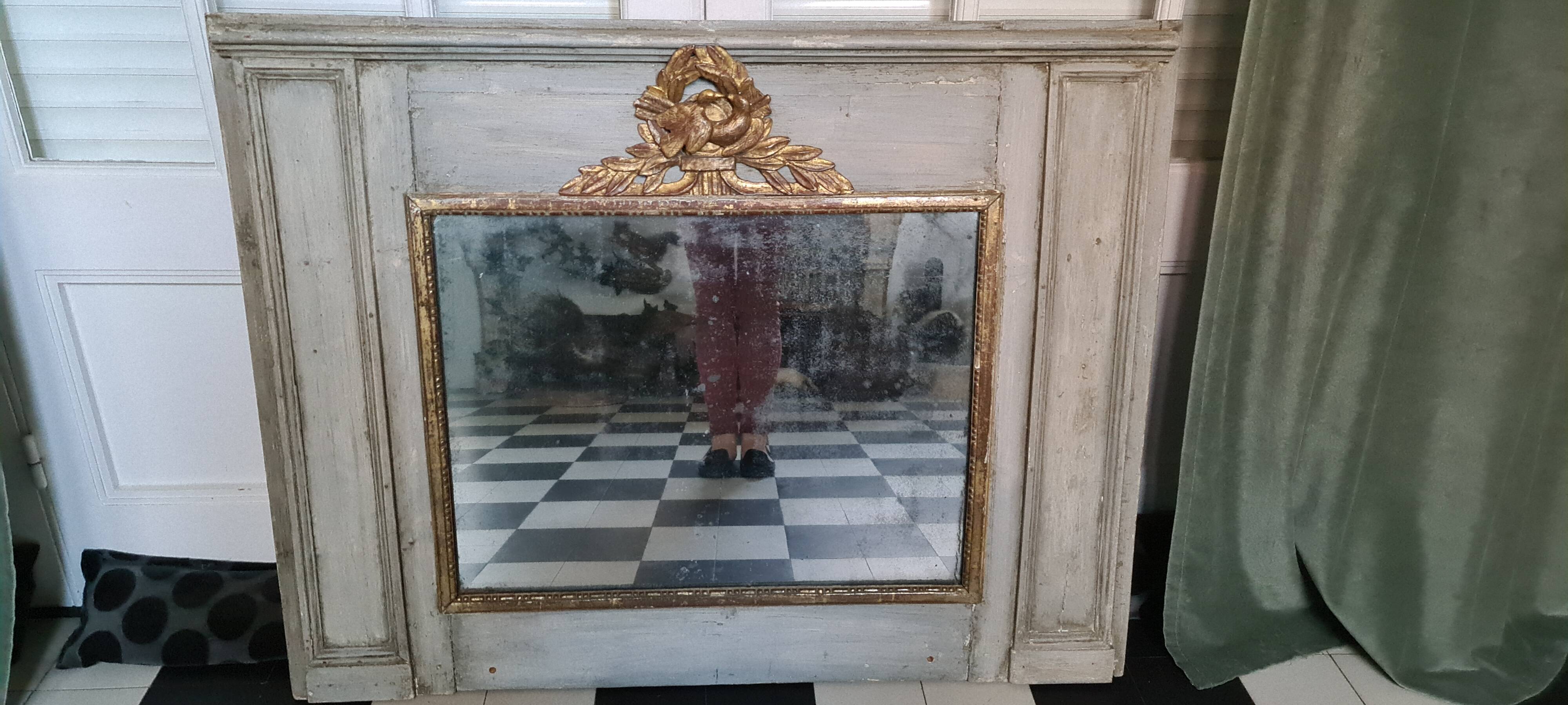 Trumeau 19th 108x84cm