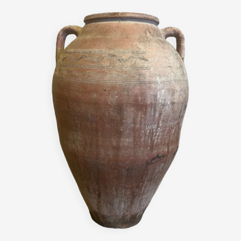 Ancient terracotta jar amphora