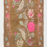 2x3 Brown and Pink Door Mat Rug, 88x56Cm FREE SHIPPING