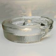 1970s Big Ashtray by Fabio Frontini for Arnolfo di Cambio in Lead Crystal,