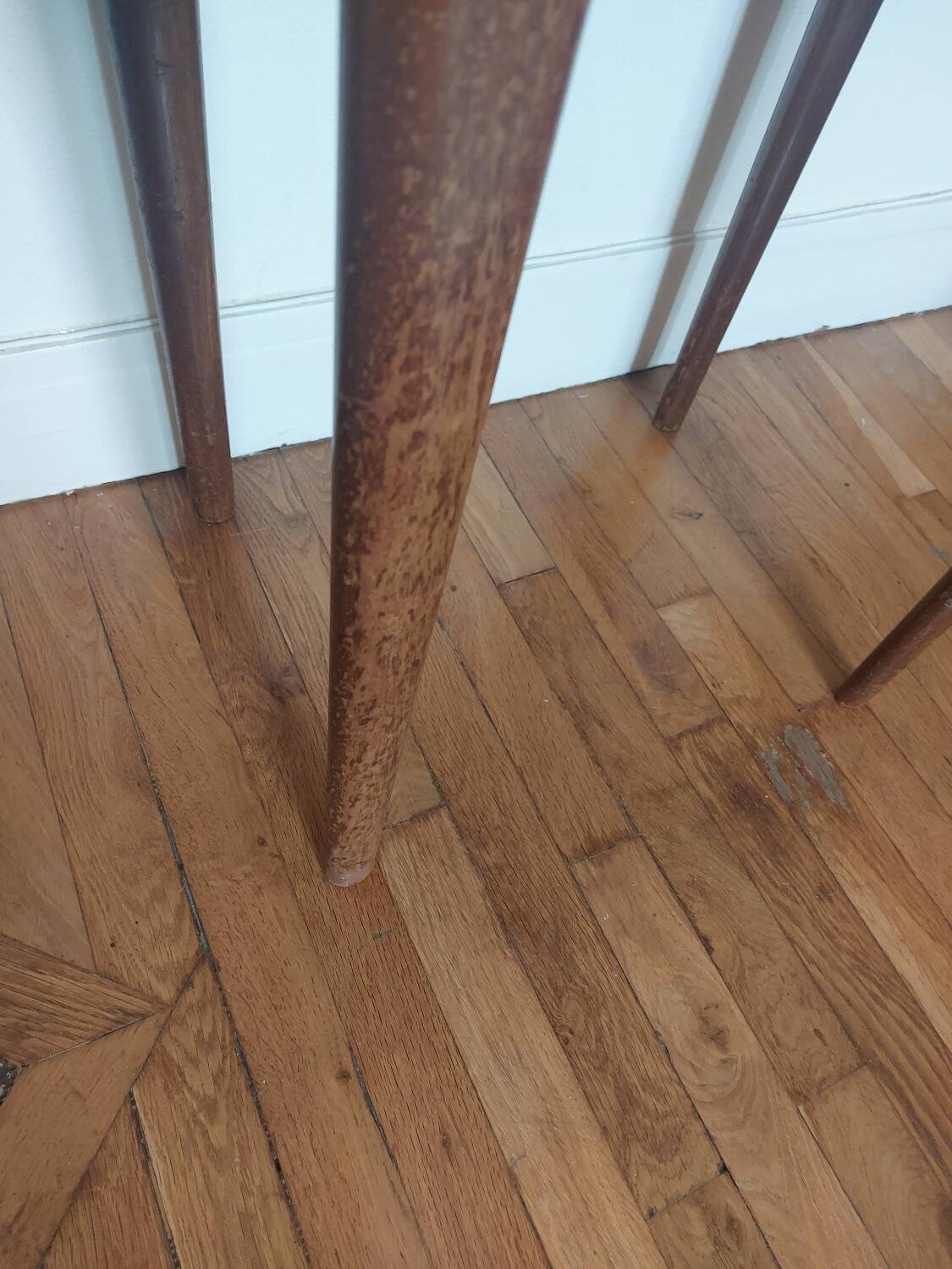 Small vintage wooden table