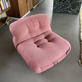 Armchair Soriana Afra and Tobia Scarpa 60s Cassina