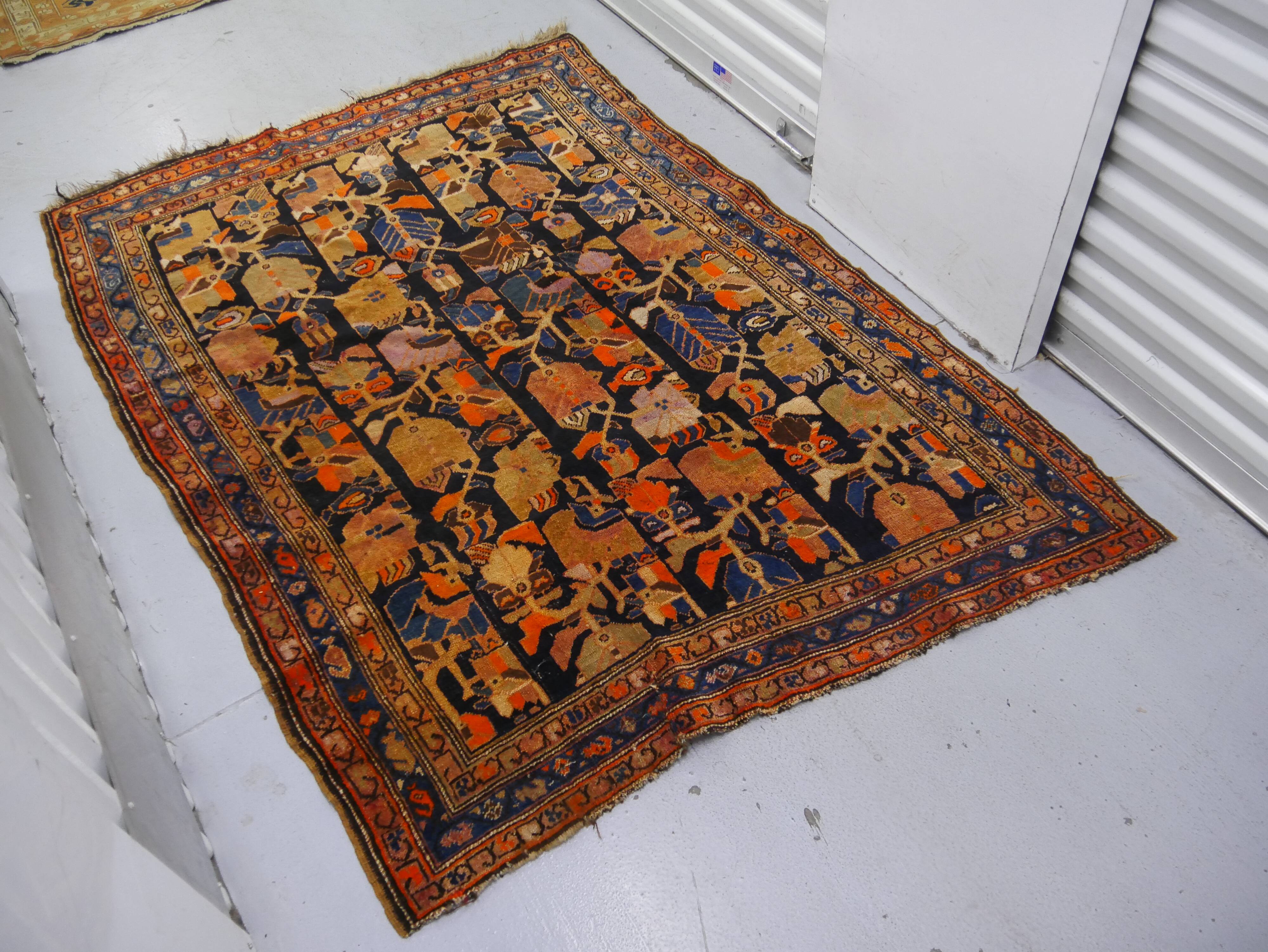 old persian bidjar carpet 182 x132 cm
