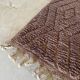 Handmade pure wool rug, brown, size 150/250 cm.