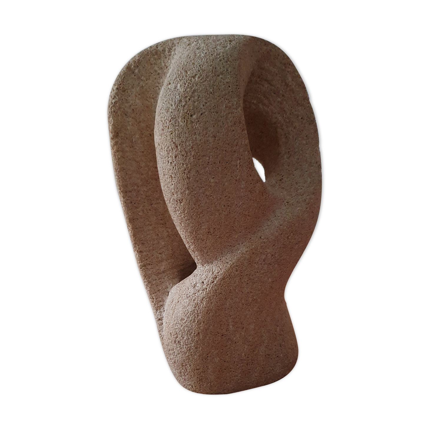 Natural stone sculpture lamp