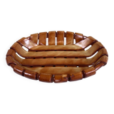 Woven ceramic basket