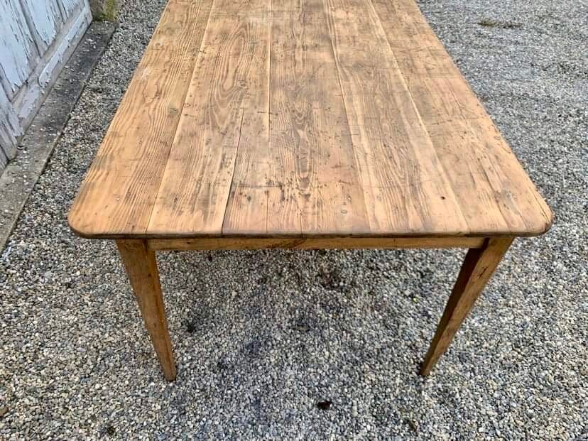 Large bistro table old farmhouse table solid wood Length 200 x Width 98 cm