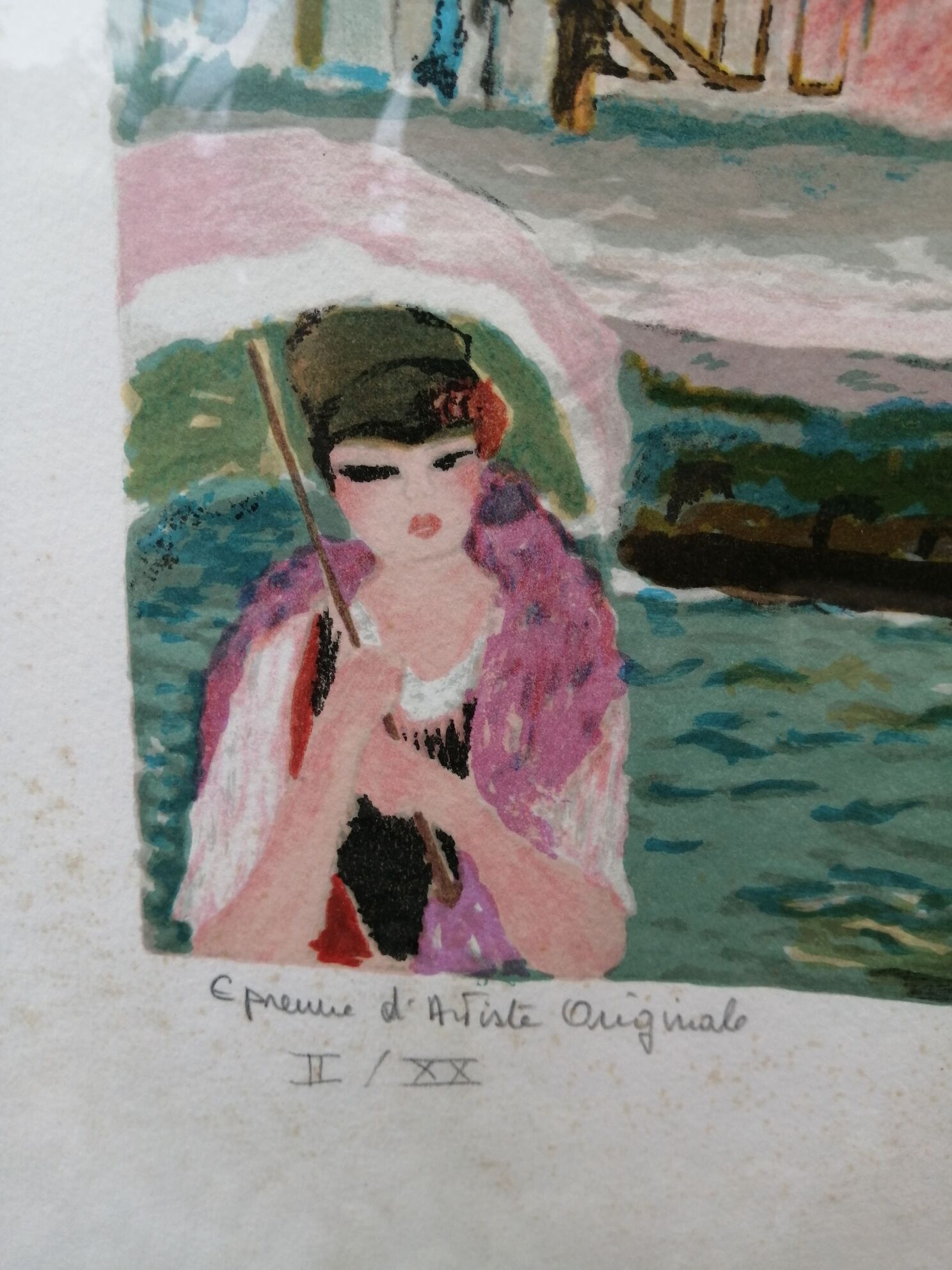 Lithograph by Ramon Dilley