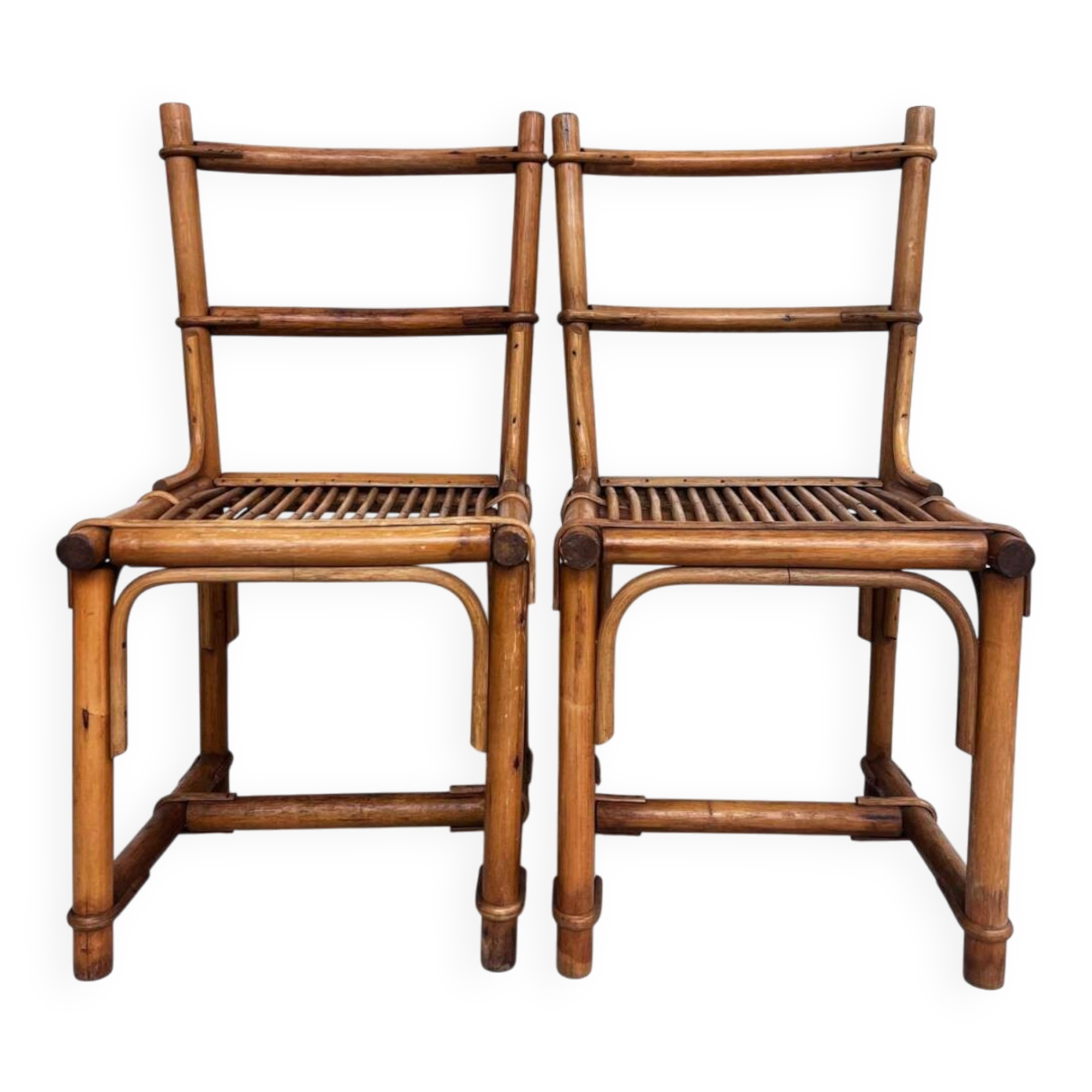 chaise bambou rotin