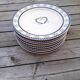 Vintage flat plates - porcelain - 8 pieces - 1970-80
