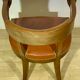 Empire mahogany office chair with gondola back