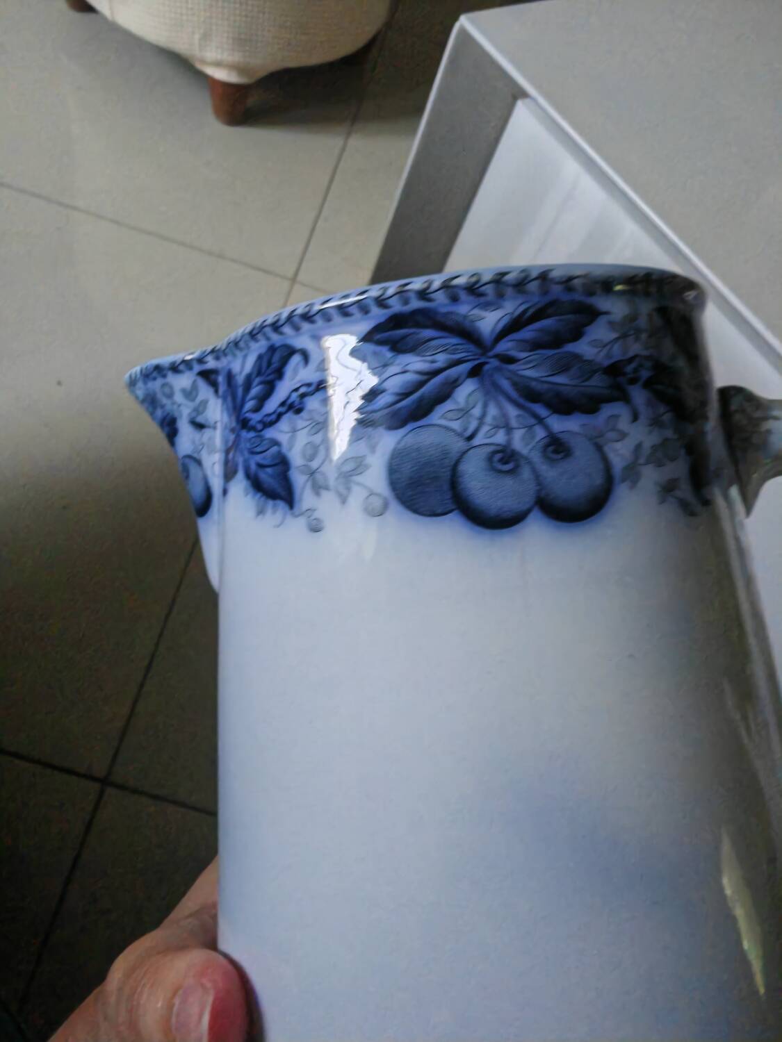 Badonviller pitcher in iron earth